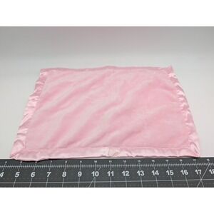 Child of Mine Carters Security Blanket Pink Plush Satin Trim Lovey